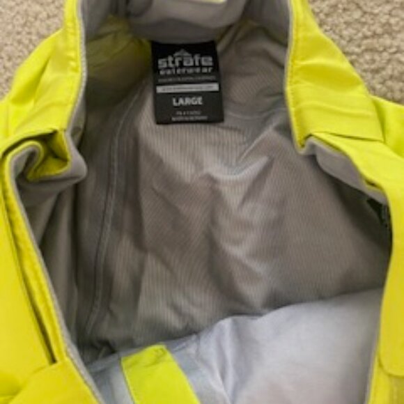 Strafe Men’s Large Shell Pants Safety Neon Yellow - Picture 3 of 5